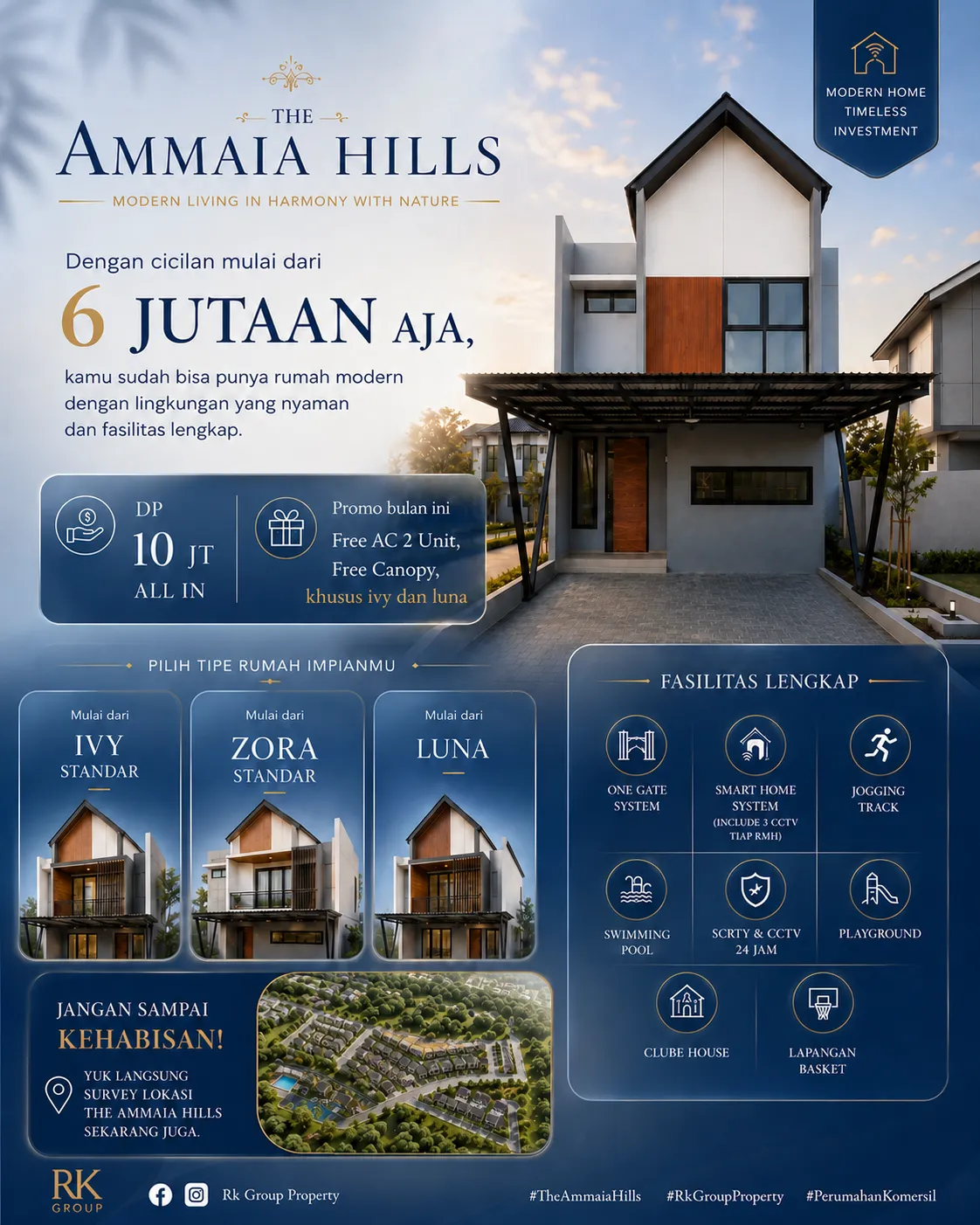 Flyer Promo The Ammaia Hills